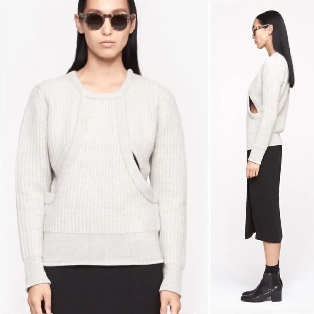 IRO magic wool cutout sweater